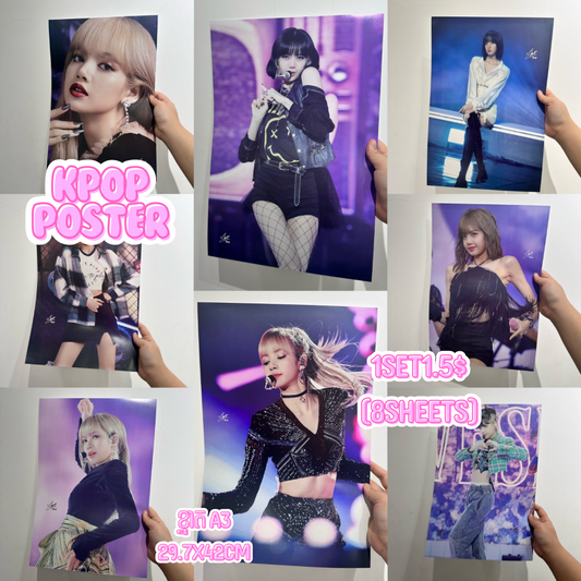 PTCA19 | Lisa Kpop Poster (size 42x28.5cm)