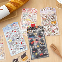 STPK08 | Cute Cat Sticker Pack 6sheet - random
