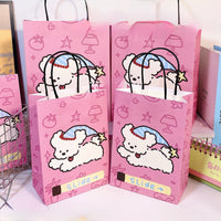 GFT298 | 21x27x11cm Gift Bag / Paper Bag - pink dog