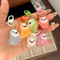 KCB106 | 6pcs Colorful Ghost Keychain