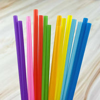 BOT677 | Colorful Plastic Straw 100pcs /pack - random color
