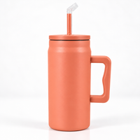 BOT225G | 1500ml Stainless Cup - peach orange