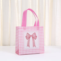 GFT263 | 20x20x9cm Pink Ribbon Gift Bag 1pcs