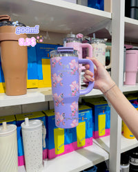 BOT237B | 900ml Sitarayuri Stainless Cup - purple