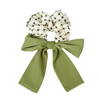 HSC66A | Green Scrunchies 1pcs