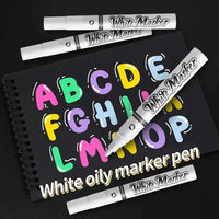 MK33 | White Ouly Marker Pen 1pcs