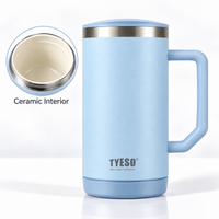 BOT668 | 710ml Ceramic Cup - blue