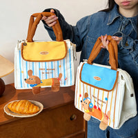 LUH29 | Cute Dog Lunch Bag - Blue