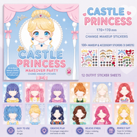 STPK170 | Make Up Sticker Book - castel princess