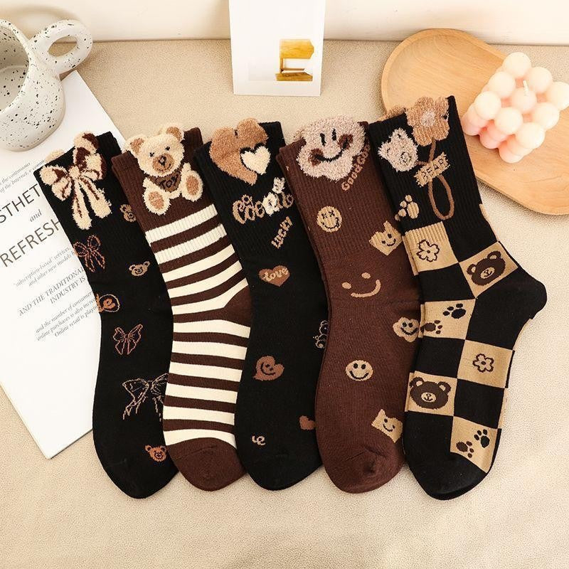 SO63 | Brown Bear Sock 1pair