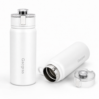 BOT189A | 550ml 316 Ribbon Stainless Bottle - white