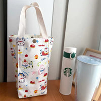 BOT410 | Bottle Bag - white dog