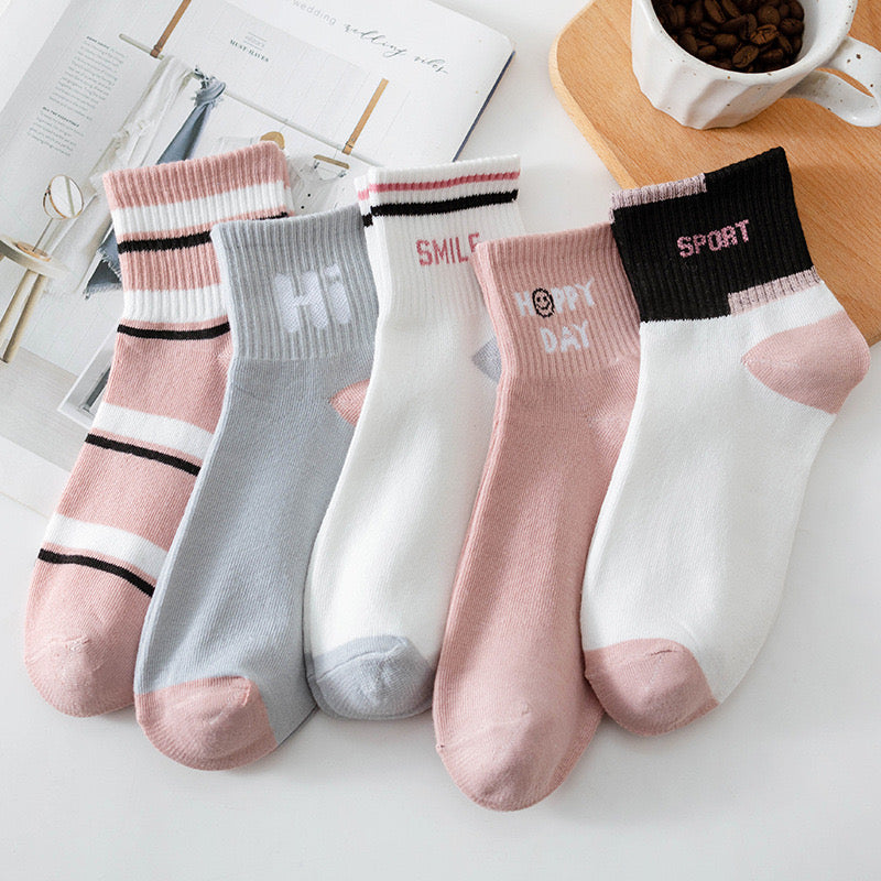 SO64 | Pink Sock 1pair Random color