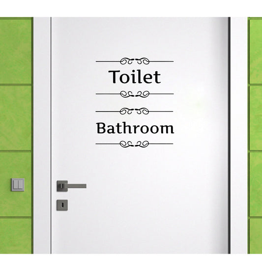 STKW07 | Toilet Bathroom Sticker 28x15cm