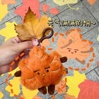 KC256 | Orange Leaf Keychain
