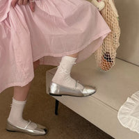 SO79 | White Ribbon Sock 1.25$