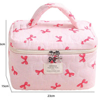 PECS47 | Pink Ribbon Pencil Case - size L