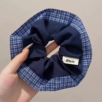 HSC75A | Blue Scrunchie 1pcs 0.75$