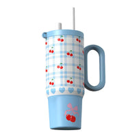 BOT432 | 750ml Stainless Cup - blue cherru