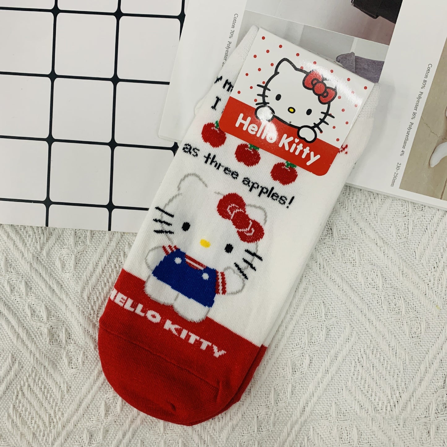 SO45 | Hello Kitty Sock 1pair 0.75$ random  color