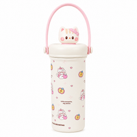 BOT28 | 600ml Kitty Stainless Bottle - white