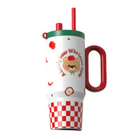 BOT431 | 750ml Stainless Cup - red green