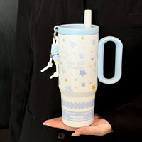 BOT396 | 750ml Stainless Cup - blue star