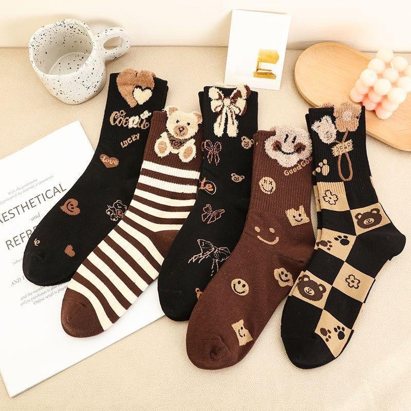 SO63 | Brown Bear Sock 1pair