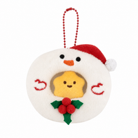 KC218 | Christmas keychain - snowman with star