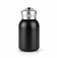 BOT70A | 300ml Mini Stainlesb Steel Bottle - black