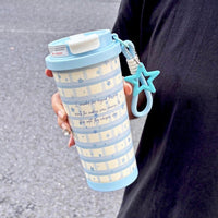 BOT242 | 500ml Star Bottle - Blue