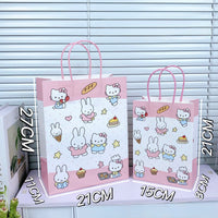 GFT297 | 21x27x11cm Gift Bag / Paper Bag - pink kitty