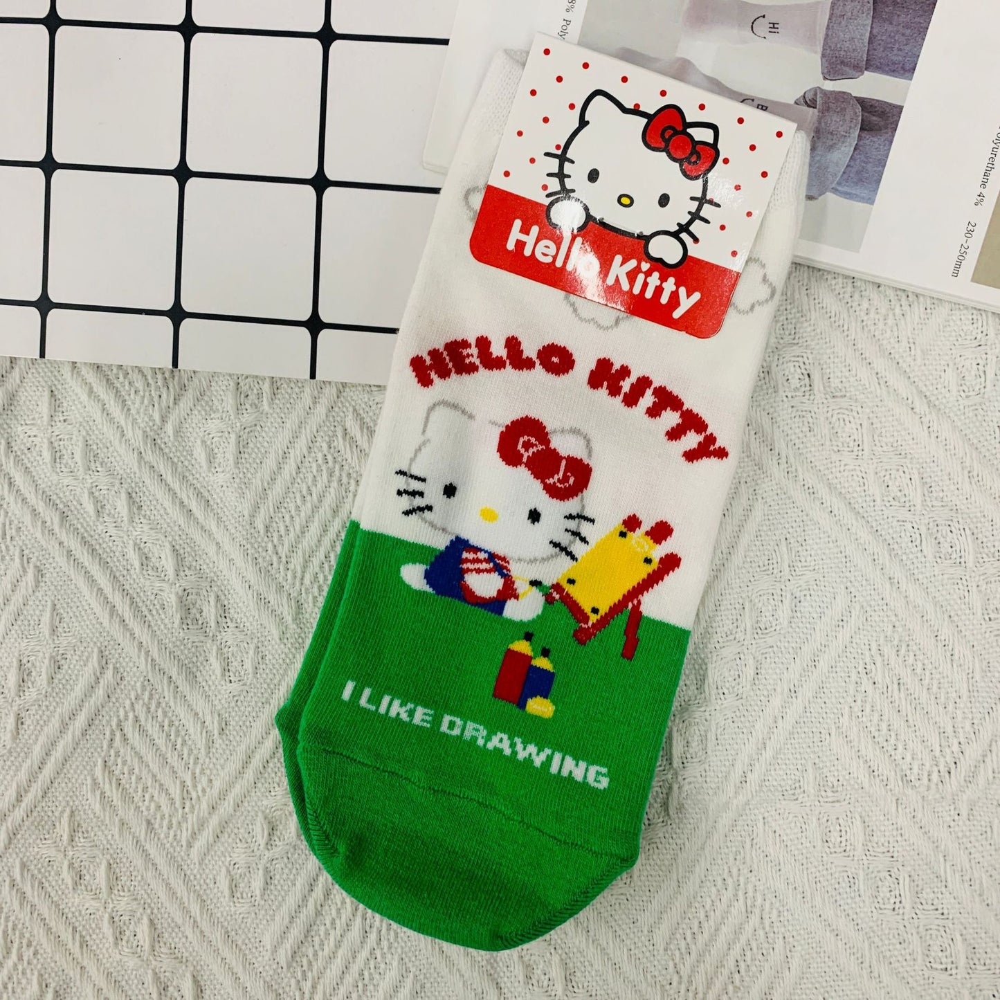 SO45 | Hello Kitty Sock 1pair 0.75$ random  color