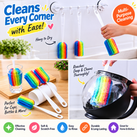 BOT544 | Rainbow Cleaning Sponge for Bottle