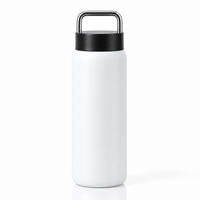 BOT642 | 600ml Stainless Bottle - white
