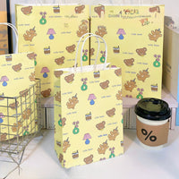 GFT90 | 21x27x11cm Gift Bag / Paper Bag - yellow bear