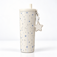BOT257A | 700ml Stainless Cup - white star