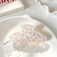 HSC89A | Flower Hair Clip - white