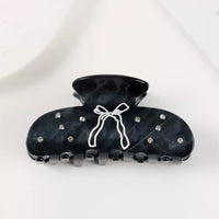 HSC242 | Black Ribbon Hair Clip 1pcs 1.5$