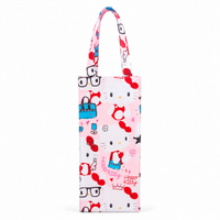 BOT434E | Bottle Bag - pink kitty