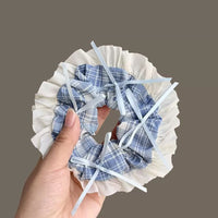 HSC270 | Blue Scrunchie 1pcs 0.75$