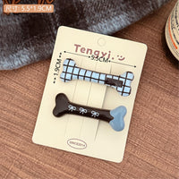 HSC58B | 2pcs Bone Hair Clip 0.6$
