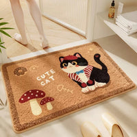 DCC58 | Mat 40x60cm - brown cat