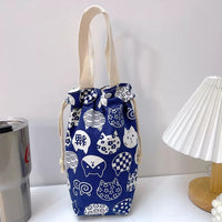 BOT382 | Bottle Bag - Blue Cat 2.25$