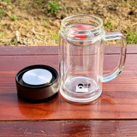 BOT439 | 400ml - Glass Cup with handle