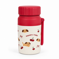 BOT176G | 1000ml Stainless Bottle - red cherry