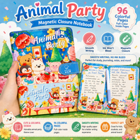 BNN75 | 1pcs A5 Notebook - animal party