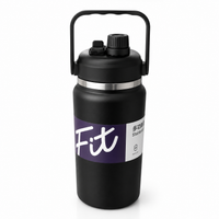BOT460 | 2500ml Stainless Cup - Black
