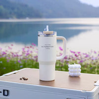 BOT405 | 900ml Stainless Cup - White