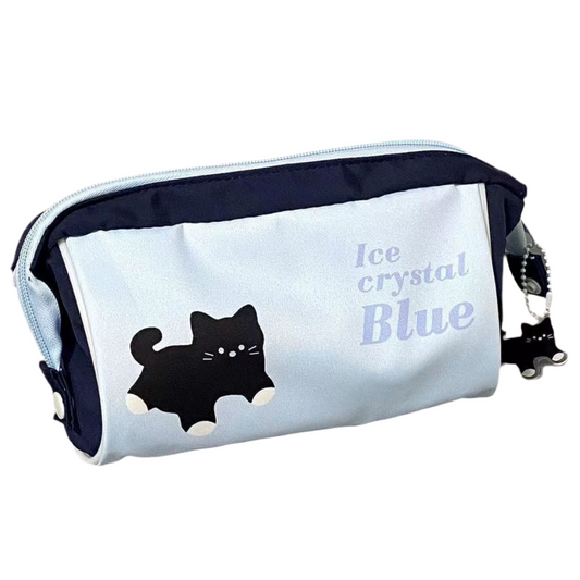 PECS48 | Pencil case blue cat 2.5$